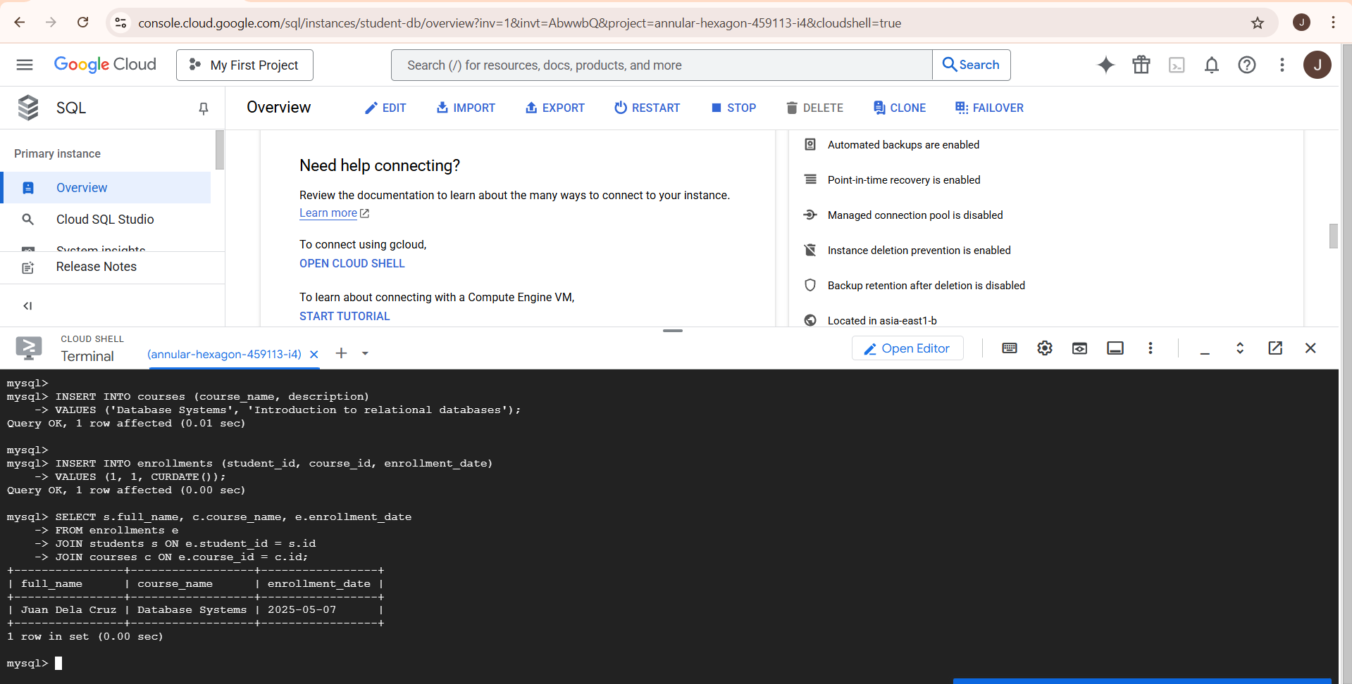 GCP Act 1 Image